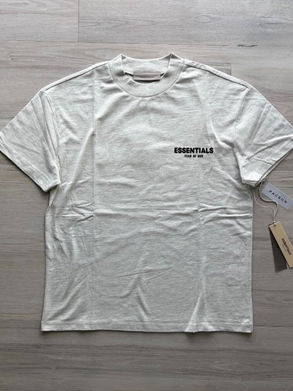 Fear Of God Essentials Light Oatmeal SS22 T-Shirt
